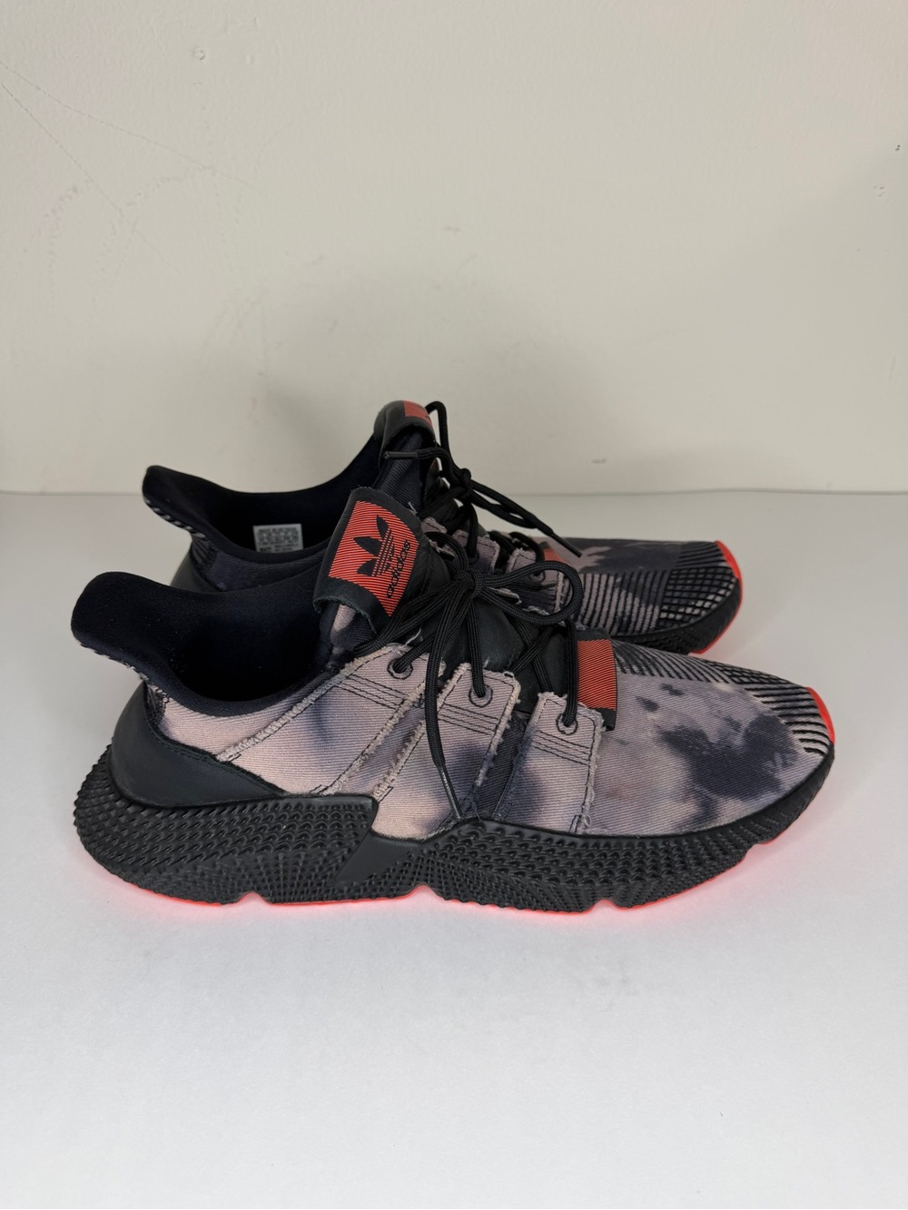 Adidas Prophere Bleached Black Solar Red Quality Trainers DB1982 Shoes Men’s 11